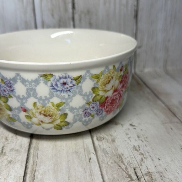 Grace Pantry Floral Porcelain 6" Microwavable Soup Bowl - Picture 4 of 6